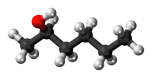2-Hexanol molecule (R isomer)