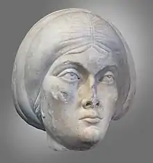 Bust of an Eastern Roman lady (Galla Placidia?) in the Musée Saint-Raymond de Toulouse, 5th century AD