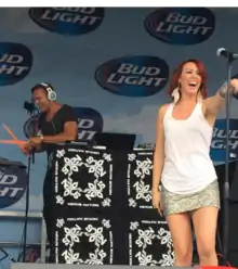 (We Are) Nexus performing at Northalsted Market Days in Chicago, IL  (From left to right: Nick Gunn, Carmen Rainier)