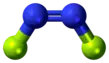 Cis-dinitrogen difluoride molecule