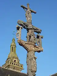 View from the reverse side of the cross