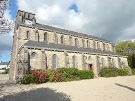 The parish church of Sainte-Brigitte
