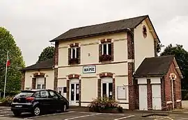 The town hall in Gueures