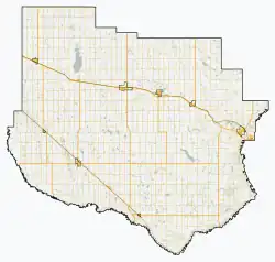 Flagstaff County is located in Flagstaff County