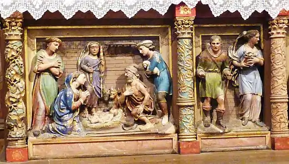 Part of main altar