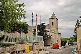 The church of St Flour, in Le Pompidou