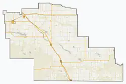 County of Warner No. 5 is located in County of Warner