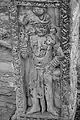 Bottom panel Dvarapala guardian deity or devotee.