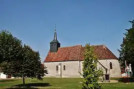 The church of Saint-Fiacre, in Lugny-Champagne