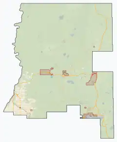 Northern Sunrise County is located in Northern Sunrise County