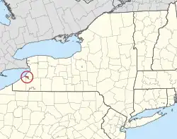 Location of Cattaraugus Reservation