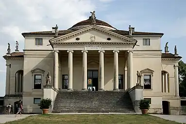 Renaissance portico of the Villa Capra "La Rotonda" (Vicenza, Veneto, Italy)