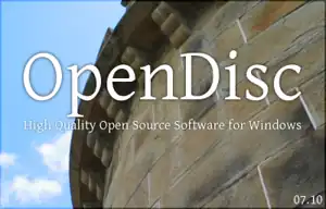 OpenDisc splash screen