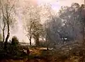 Les bûcheronnes près d'Arras , Camille Corot oil on canvas (1871-1872)