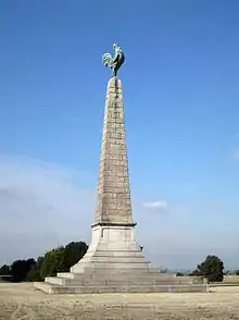 Gedenksteen "Le Coq", herdenking van de Slag bij Jemappes