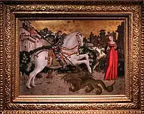 Saint George and the dragon by Antonio Cicognara, c. 1460-1465
