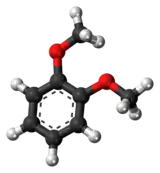 1,2-Dimethoxybenzene molecule