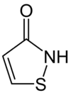 Skeletal formula of isothiazolinone