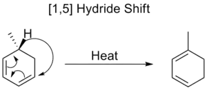 [1,5] hydride shift in a cyclic system
