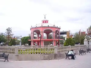 Main plaza of the town of Río Grande