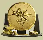 $1M 100 kg gold coin
