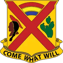 108th Cavalry Regiment"Come What Will"