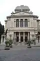 The principal façade of the Great Synagogue, with the main entrance.