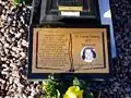 New Republican Plot.  Plaque on the grave of volunteer Bobby Sands