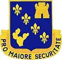 129th Infantry Regiment"Pro Maiore Securitate"(For Greater Security)