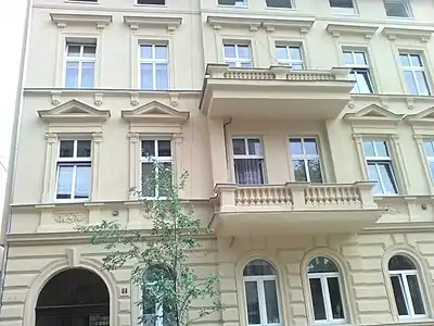 View of the balconies