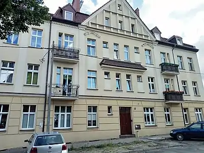 View of facade at Nr.12 from the street