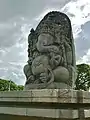 Ganesha relief in the park