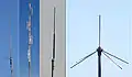 136–174 MHz US professional base station antenna examples.
