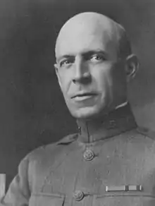 Black and white head and shoulders photo of Colonel Matthew Ridgway in uniform in 1919
