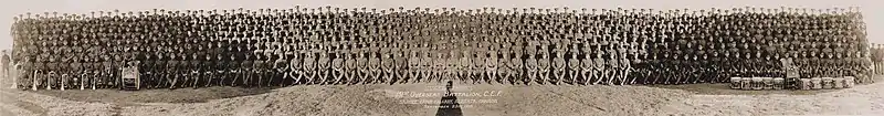 151st overseas battalion CEF Sarcee Camp, Calgary, Alberta, Sept. 25, 1916 (HS85-10-32120)