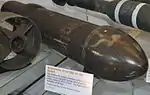 Wgr. 41 projectile for the 15 cm Nbw 41 on display at the Steven F. Udvar-Hazy Center