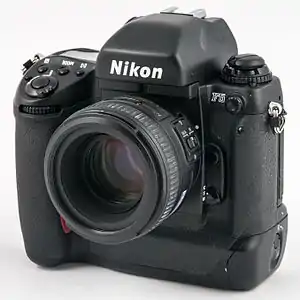 Nikon F5 professional SLR, 1996