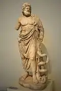 Statue of Asklepius. Roman copy (c. 160 AD), from a 4th-century BC Greek original