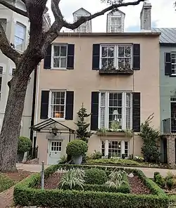 One of Odom's former residences in Savannah, 16 East Jones Street