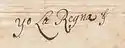Elisabeth Farnese's signature