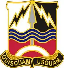 174th Air Defense Artillery Brigade"Quisquam Usquam"(Anytime, Anywhere)