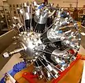 Working 18-cylinder radial engine 1/4-scale by Harold Beckett c. 1995