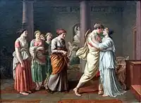 Telemachus' Return, Eberhard von Wächter, 1804