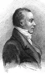 Portrait of Phillips, from Boston Monthly Magazine, 1825