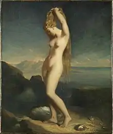 Venus Anadyomene (1838), by Théodore Chassériau, Musée du Louvre, Paris.