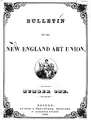 Cover of Bulletin, 1852