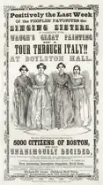 Samuel B. Waugh, and the Singing Sisters, at Boylston Hall, 1855