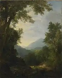 Asher Brown Durand, Landscape, 1859, part of the Hudson River School