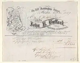 "John H. Bufford. Practical Lithographer. Washington St., Boston"