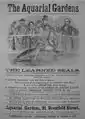 Advertisement for "the learned seals," 1860